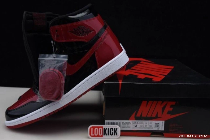 Rep LUCY 1 Patent Bred Jordan High Air OG 555088-063 0707